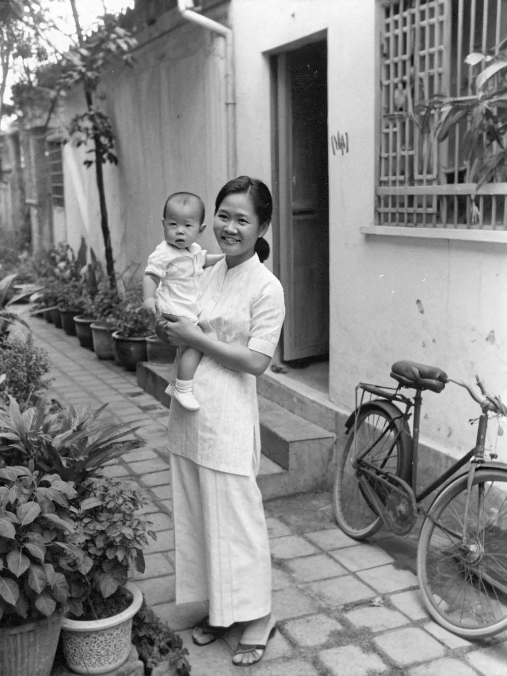 You and me in Saigon, a few months before we left.