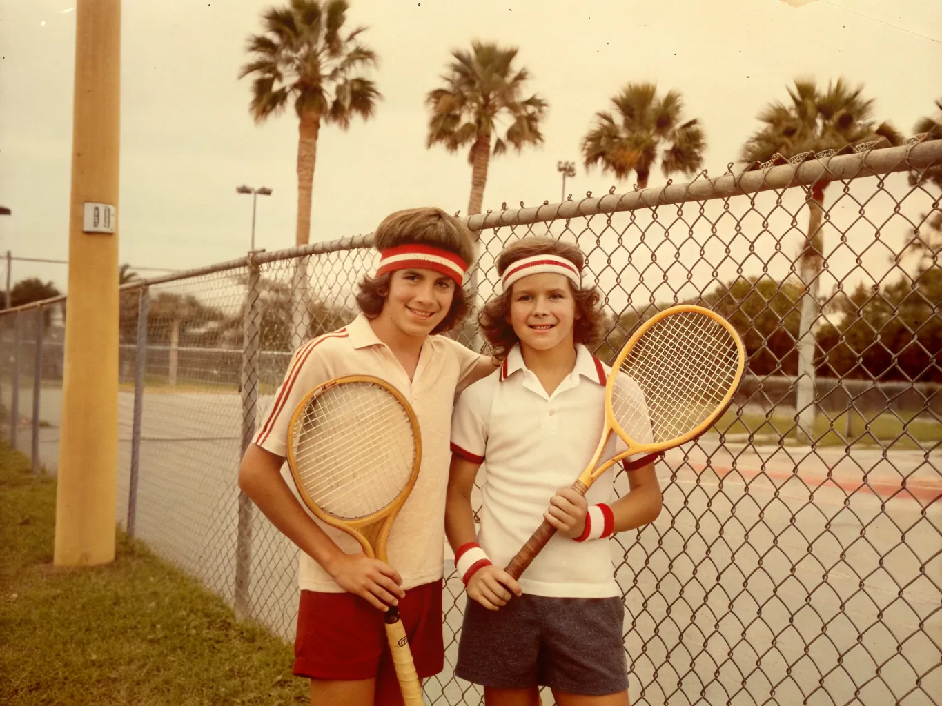 Me and Tom, summer of ’75. He was already winning.